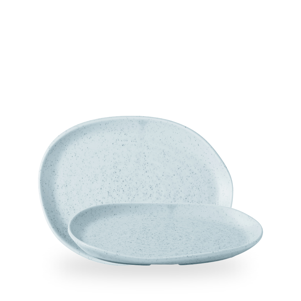 Churchill, Stonecast Natural : Duck Egg Blue - Platte Organisch, 26 x 20 cm