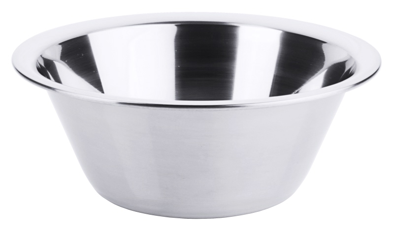 Schüssel, tief, konisch, I: 2,5 ltr., D: 22 cm, H: 10 cm, Edelstahl