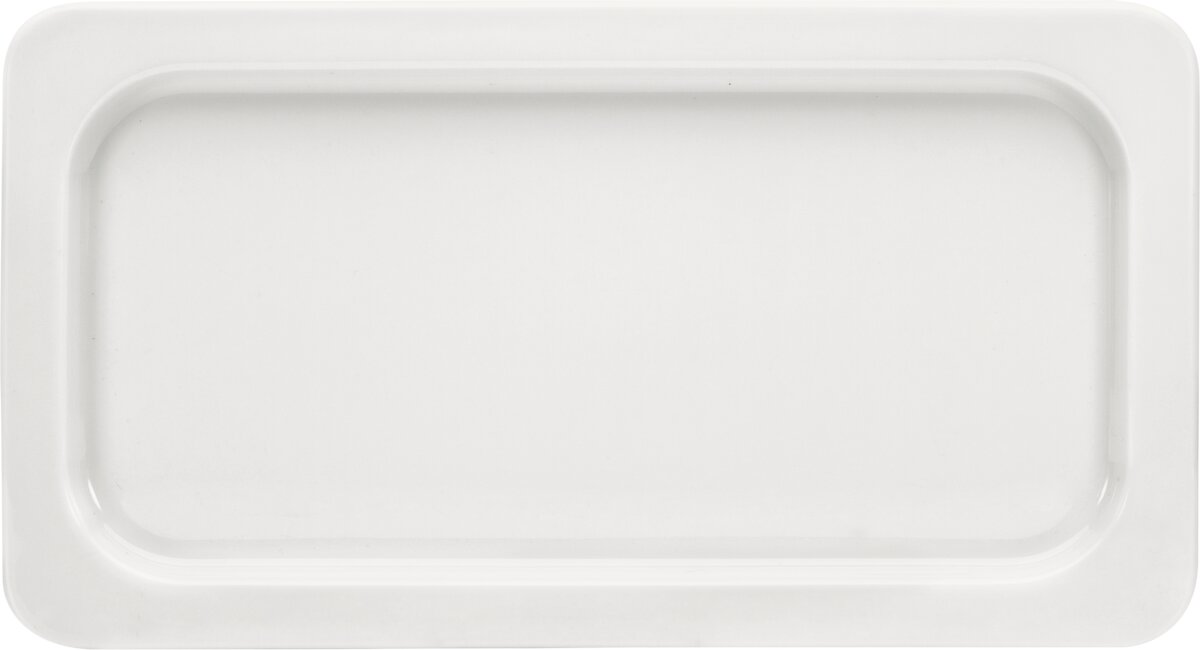 Bauscher, GN Function : Gastronorm-Schale 1/3, uni, weiss, T: 20 mm, I: 0.34 ltr.