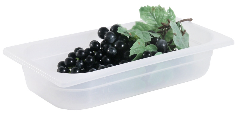 GN-Behälter Polypropylen 1/4, 26,5 x 16,2 cm, Tiefe: 65 mm