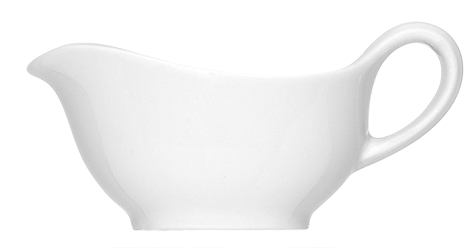 Bauscher, Bonn - Sauciere, weiss, uni, 0,10 ltr.