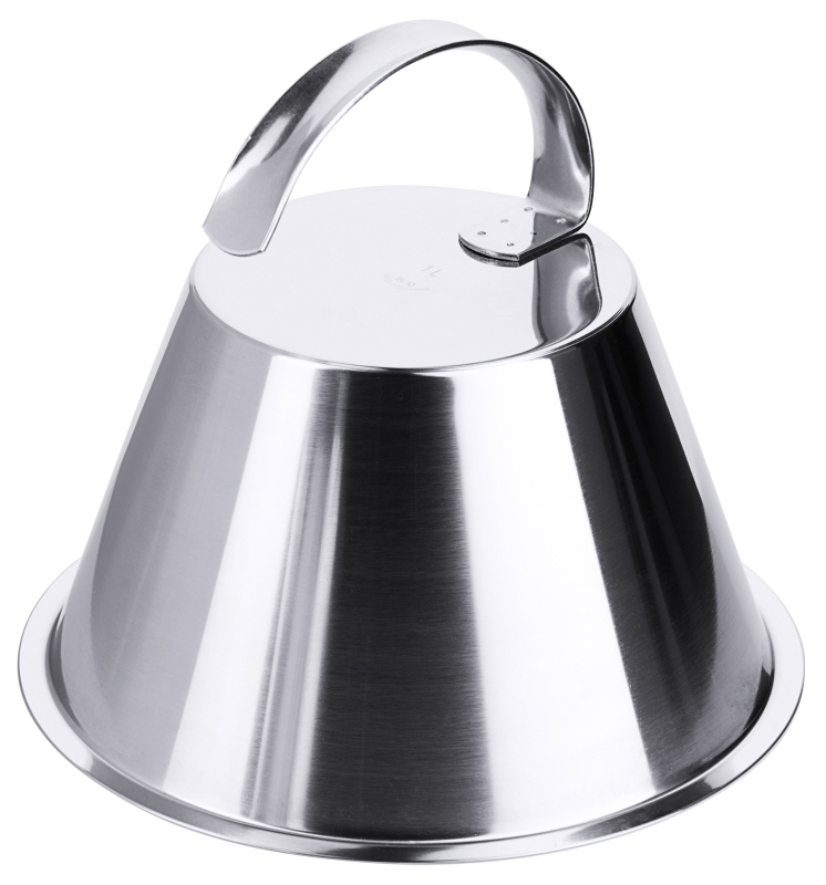 Cloche für Burger, Edelstahl, D: 15 cm, H: 9 cm