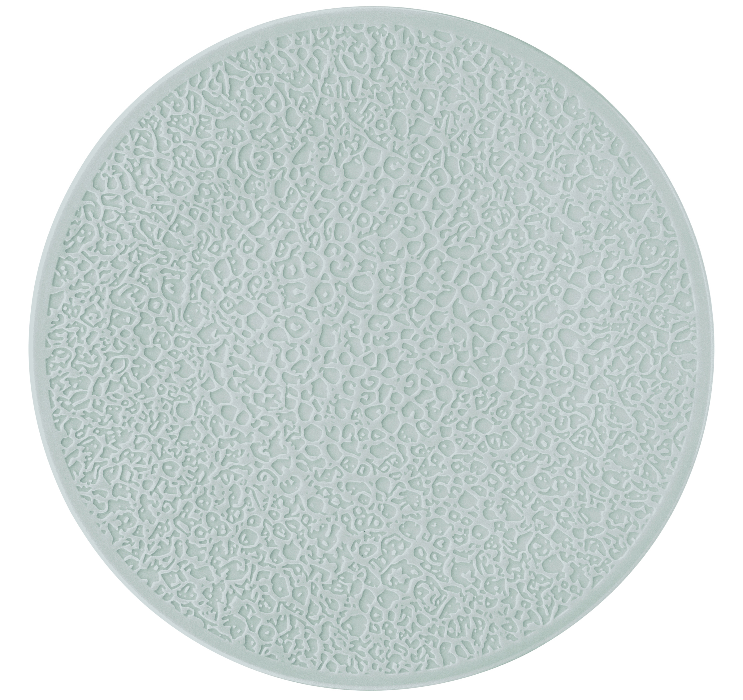 Seltmann Weiden, Nori : Arktisblau Light - Platzteller flach, Vollrelief, 33 cm