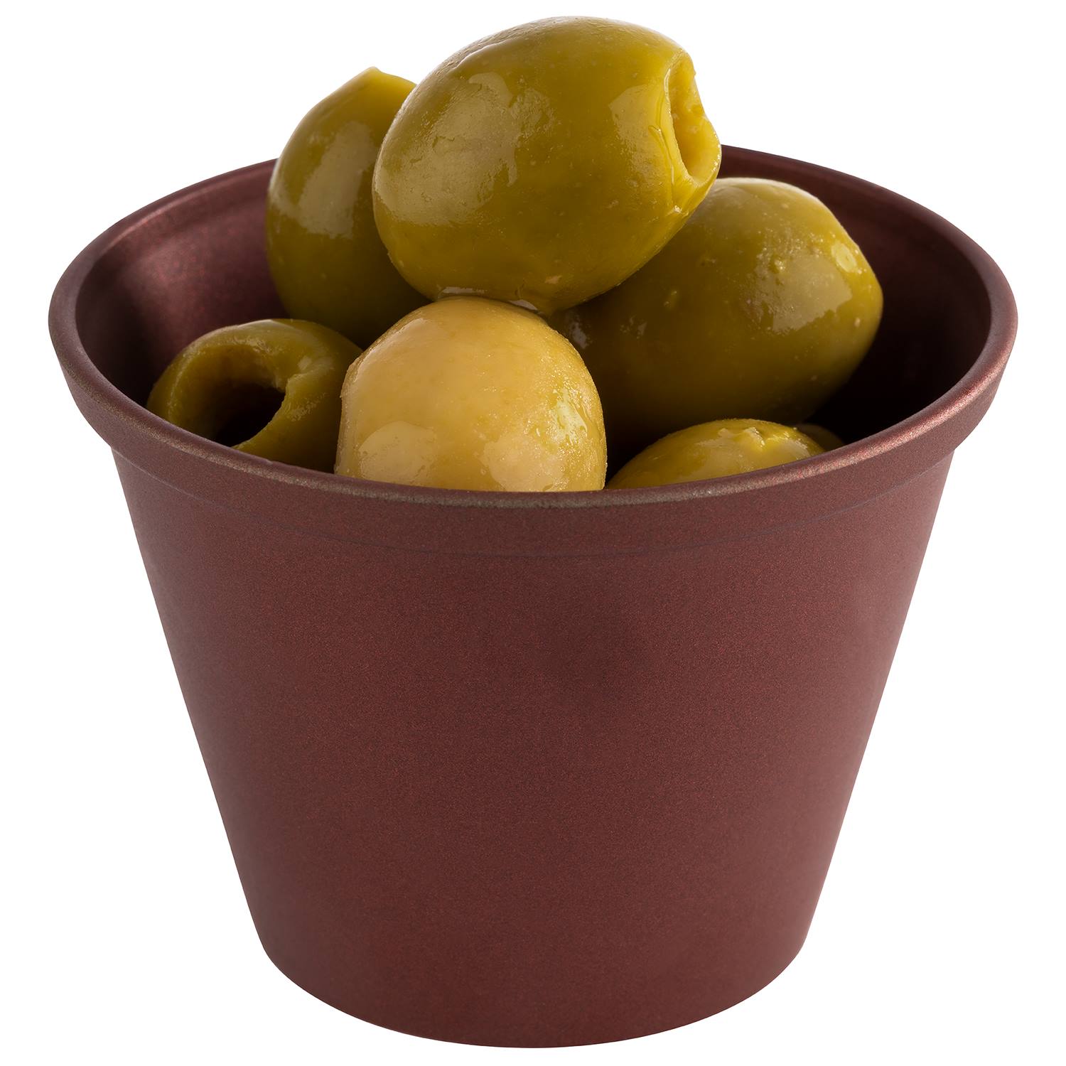 Dip-Schälchen, 6er-Set, Edelstahl, D: 6 cm, H: 4,5 cm, I: 60 ml, Fb. Copper Red