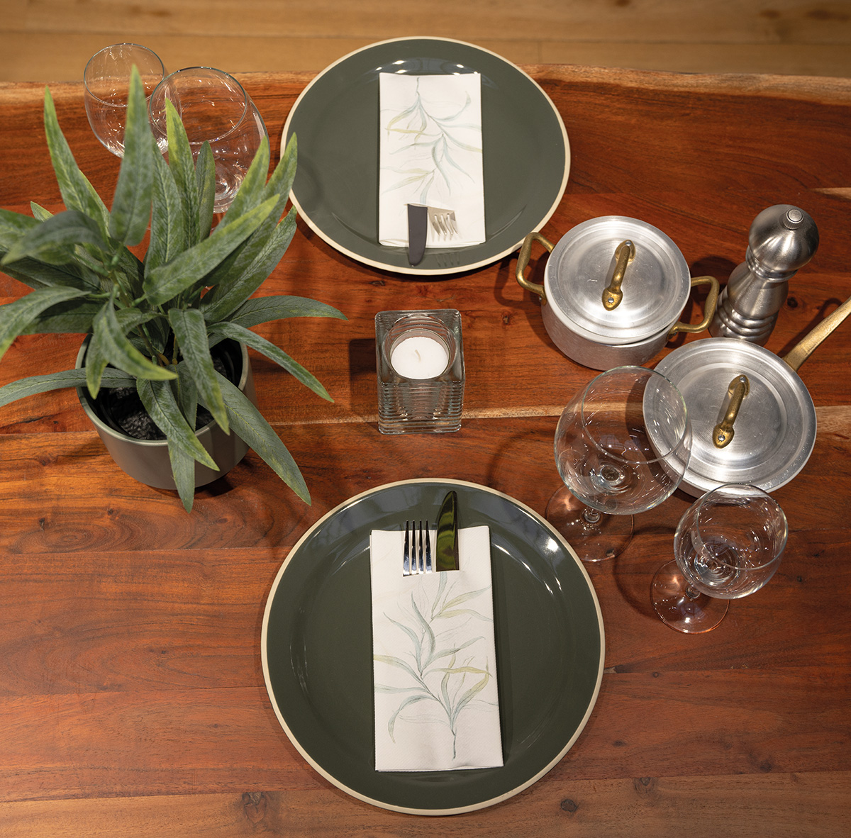 Servietten - NALA Linclass-Premium 40 x 40 cm