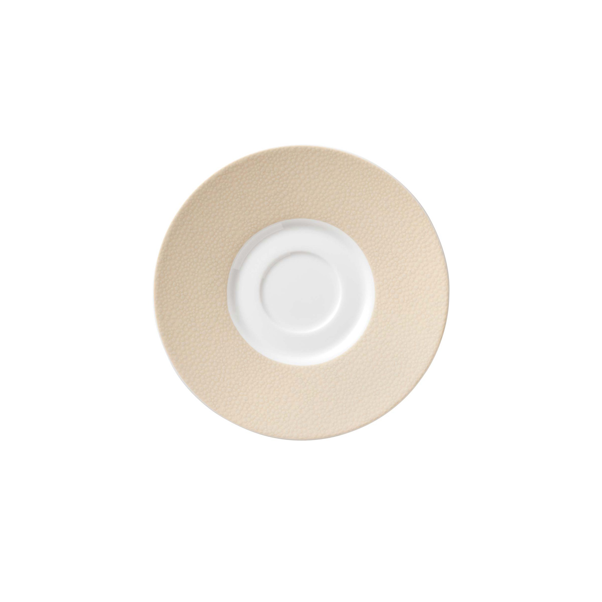 Bauscher, Purity : 425782 Pearls Champagne - Untere m. 2 Spiegeln, bonewhite, 16,5 cm