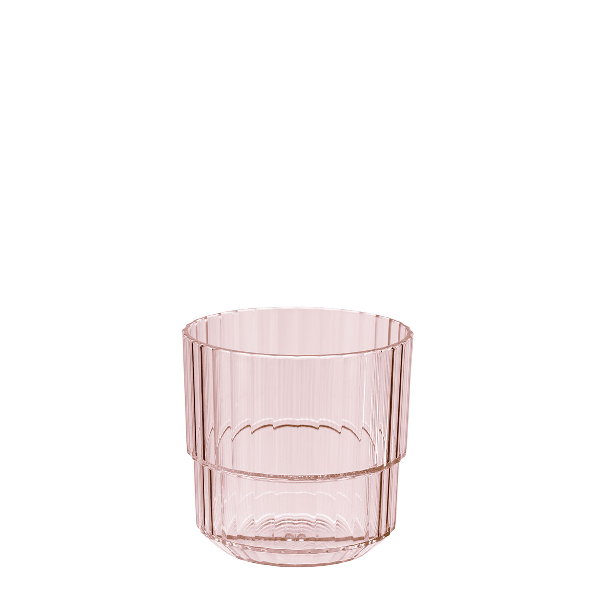 Trinkbecher Linea, Tritan, D: 8,5 cm, H: 8 cm, I: 220 ml, Farbe: light pink