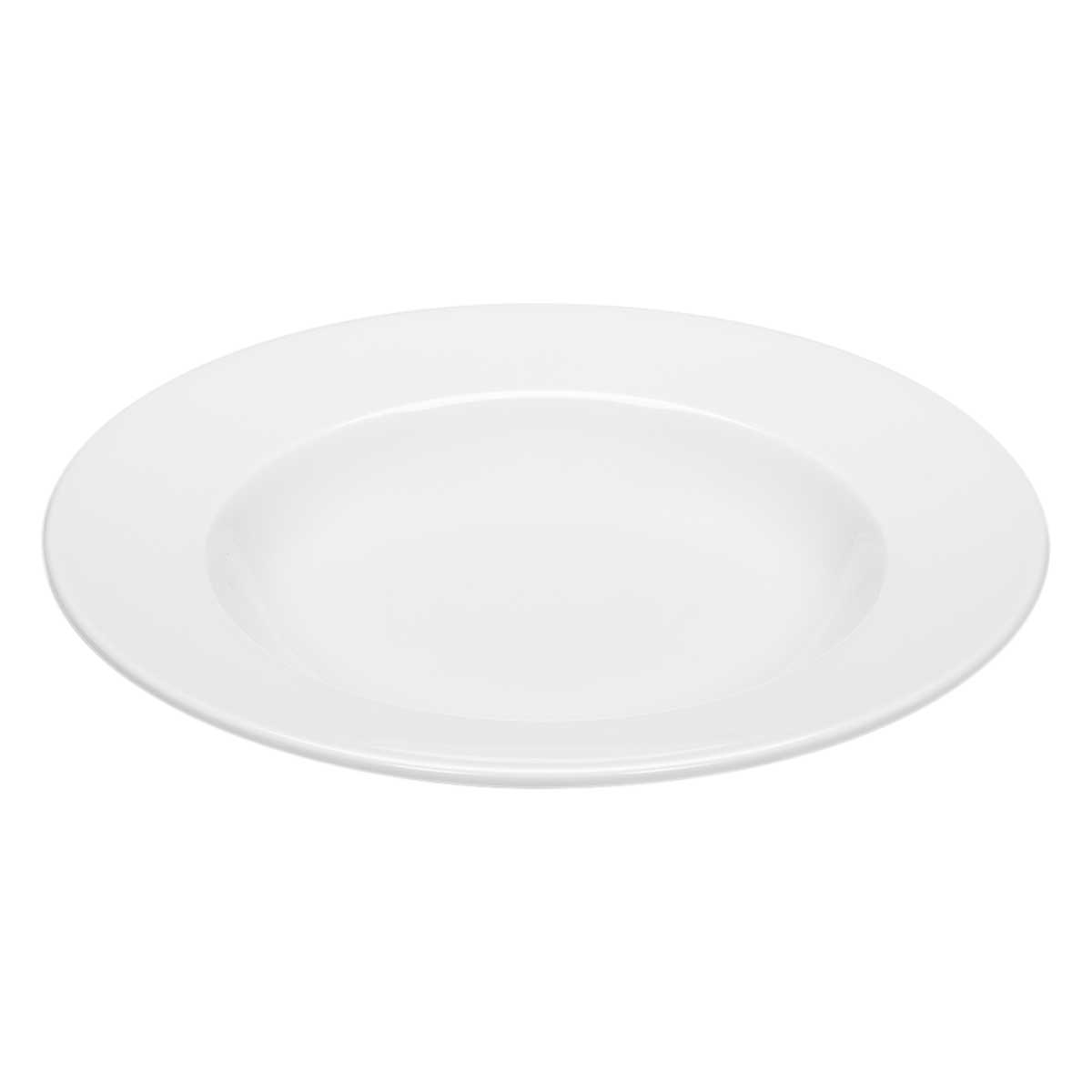 Bauscher, Smart - Teller tief rund Fahne, weiss, uni, 30 cm