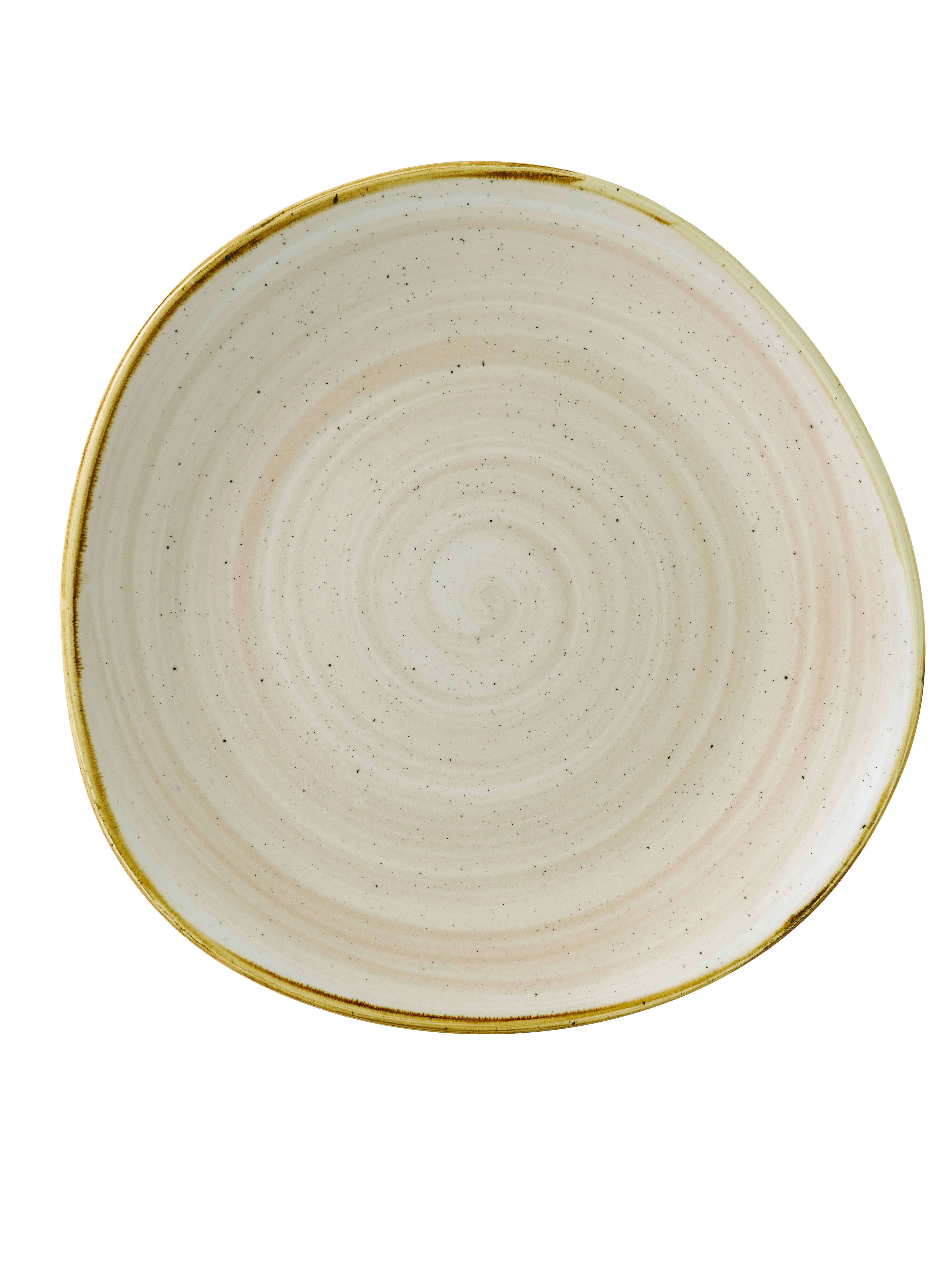 Churchill, Stonecast : Nutmeg Cream - Teller flach rund Organisch, 28,6 cm