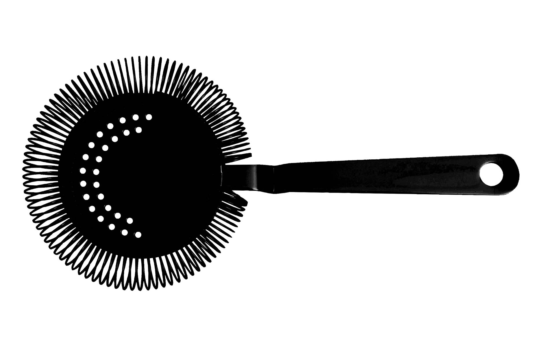 Hawthorn Sieb, Edelstahl, Schwarz, 3 x 10,5 x 20 cm