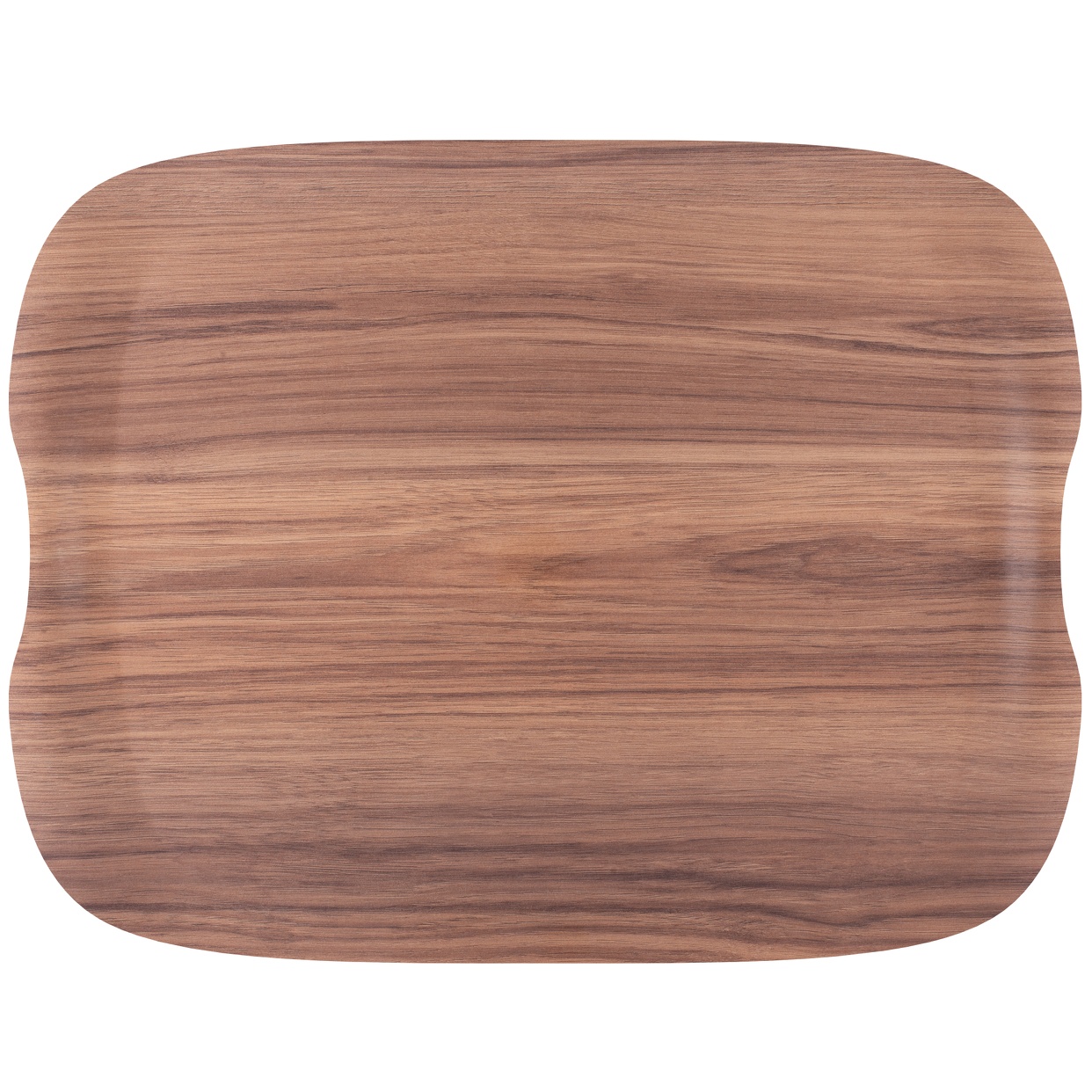 Craft Tray, Wave, Laminat, Olive Wood, L: 43 cm, B: 33 cm, H: 2,5 cm