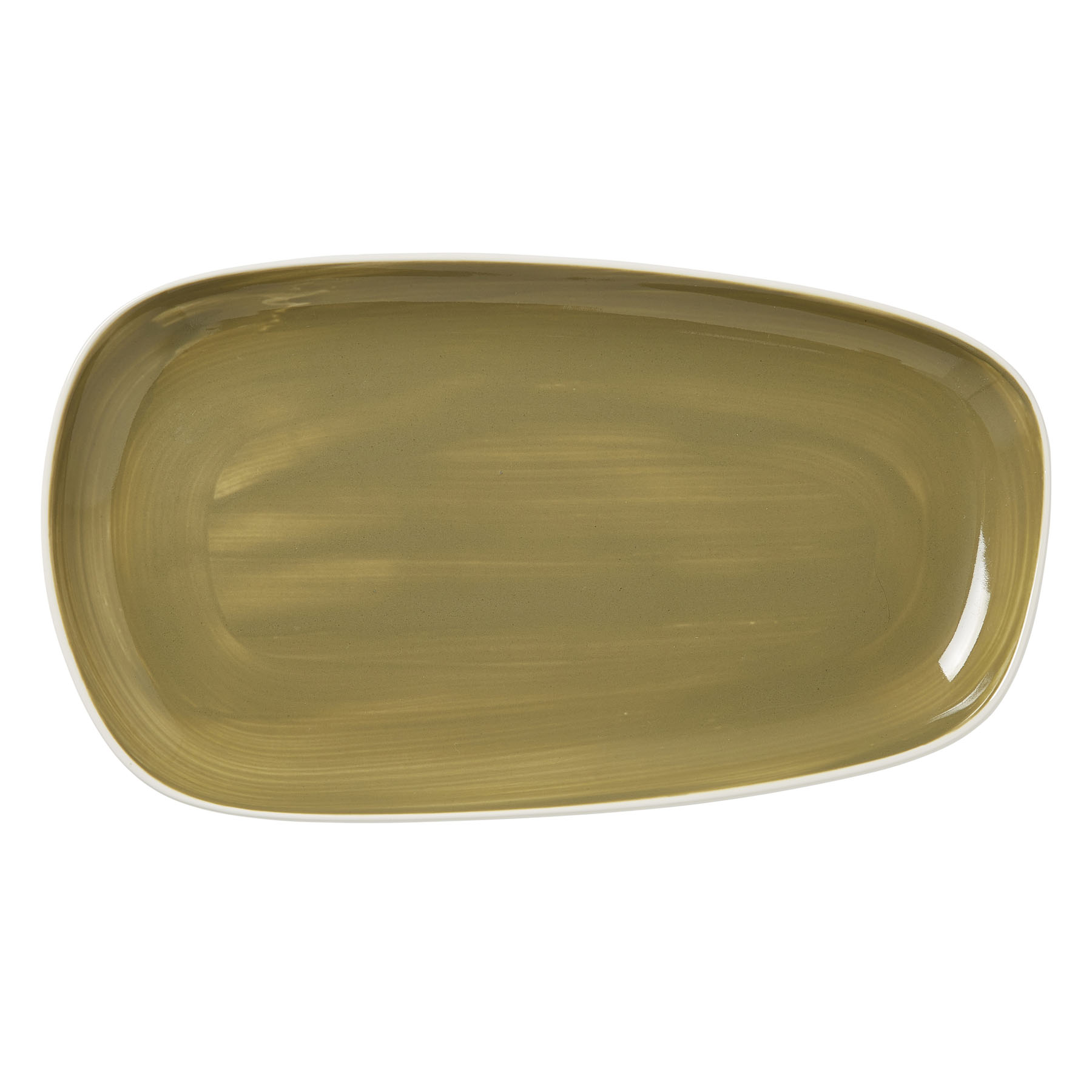 Steelite, Nyx 1220 : Olive - Platte Freestyle, 34 cm