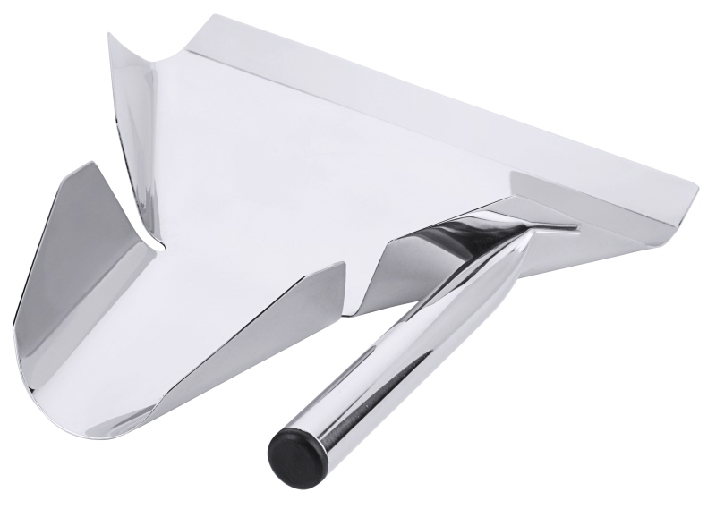 Abfüllschaufel, Edelstahl, für Rechtshänder, 23 x 21 cm, Stiellänge: 14 cm