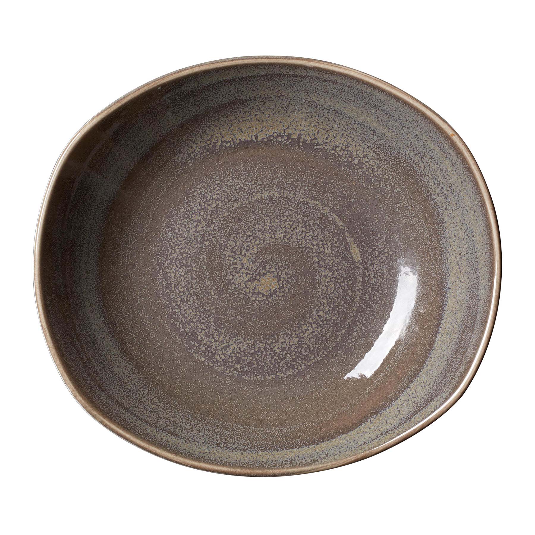 Steelite, Revolution : Granite 1775 - Teller halbtief oval Coup, 25,5 cm