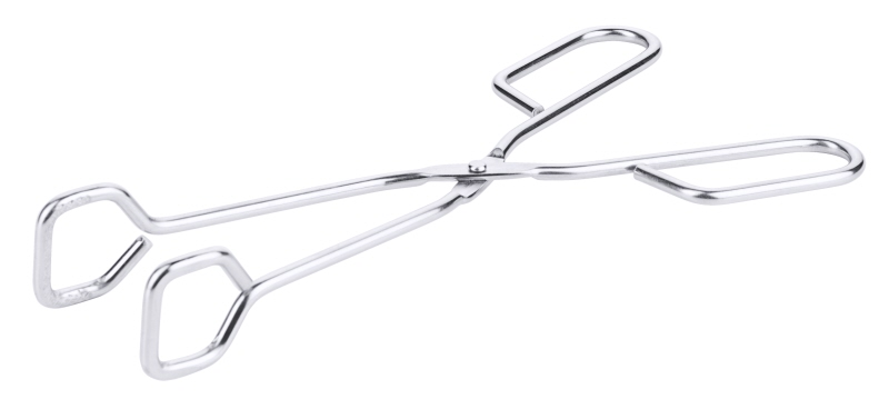 Grillzange mit Gelenk, Edelstahl, L: 23 cm