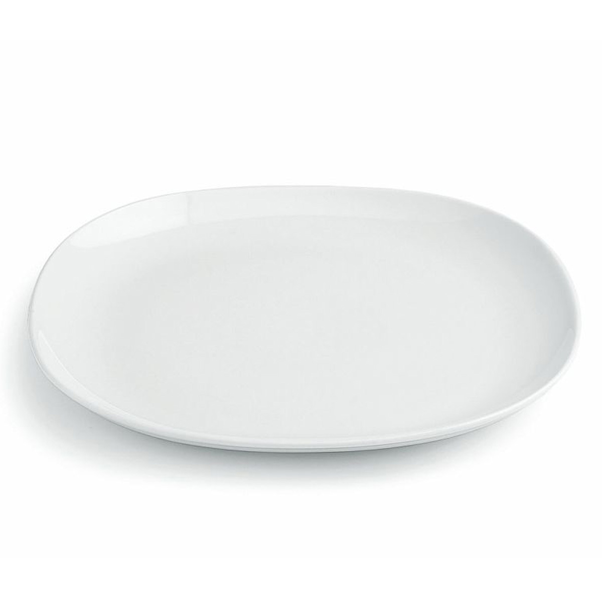 Tognana, Square - Teller flach, quadratisch, uni, weiß, 30 x 30 cm