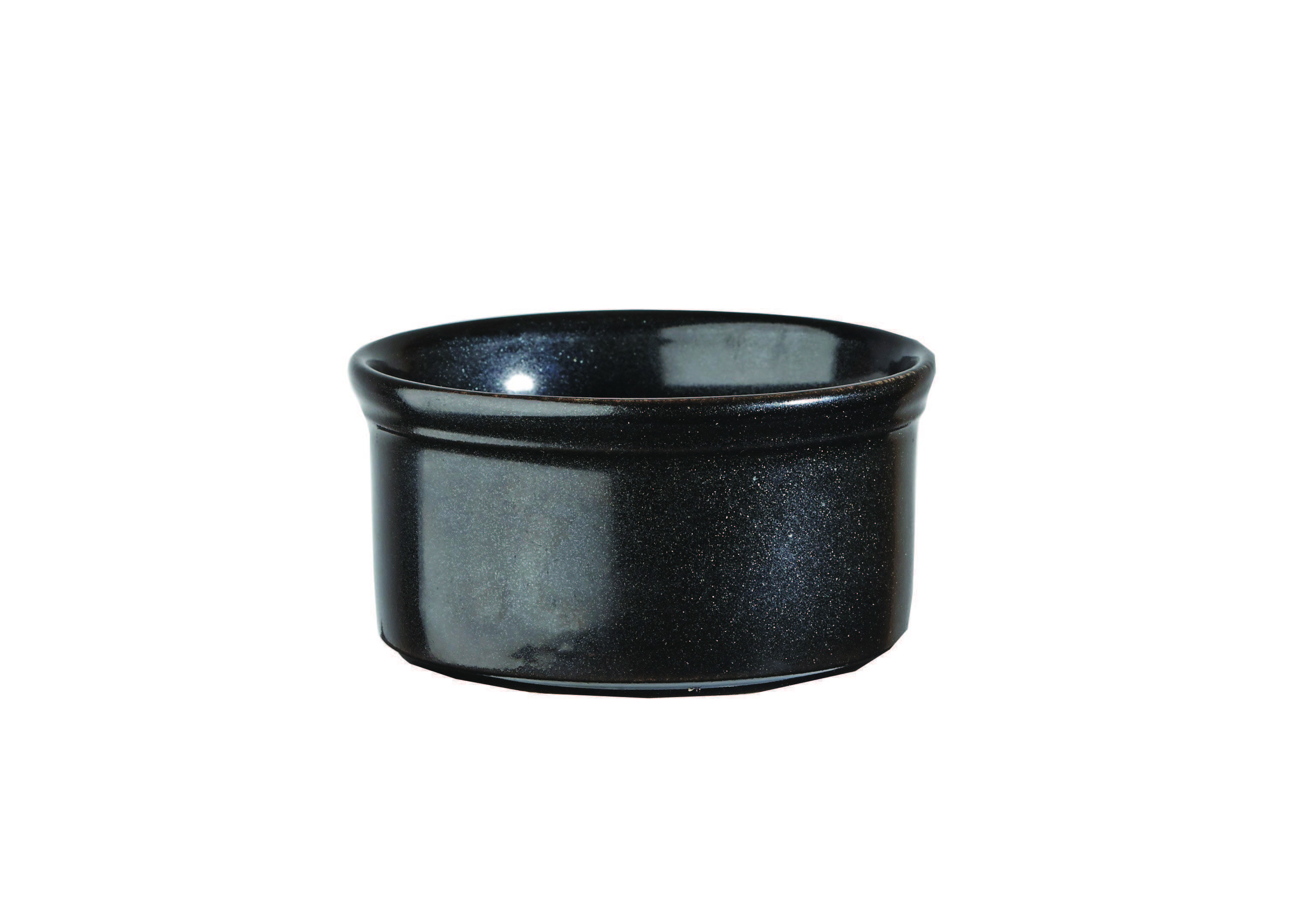 Churchill, Cookware - Auflaufförmchen rund, uni/ schwarz, 9 cm/ 0,19 ltr.