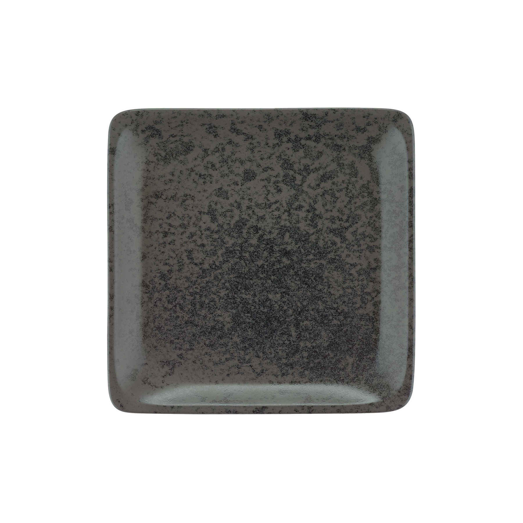 Bauscher, Sandstone : Dekor 425775 Black - Teller flach quadratisch 21,5 x 21,5 cm