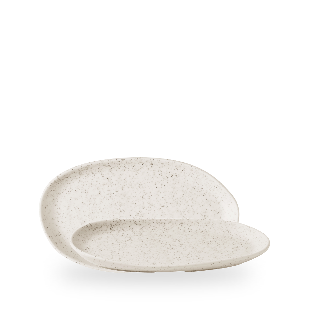 Churchill, Stonecast Natural : Barley White - Platte Organisch, 26 x 15 cm