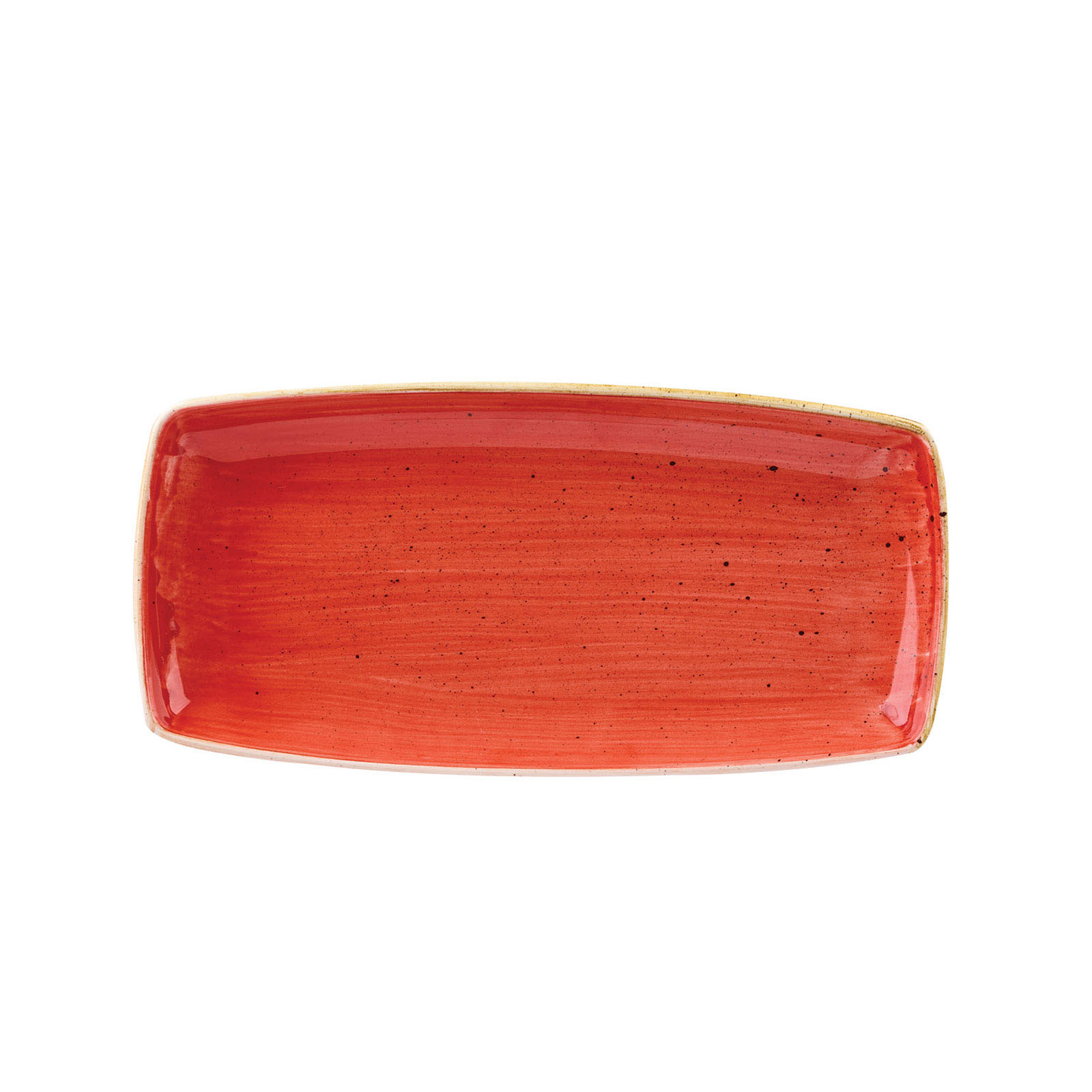 Churchill, Stonecast : Berry Red - Platte rechteckig, 29,5 x 14 cm