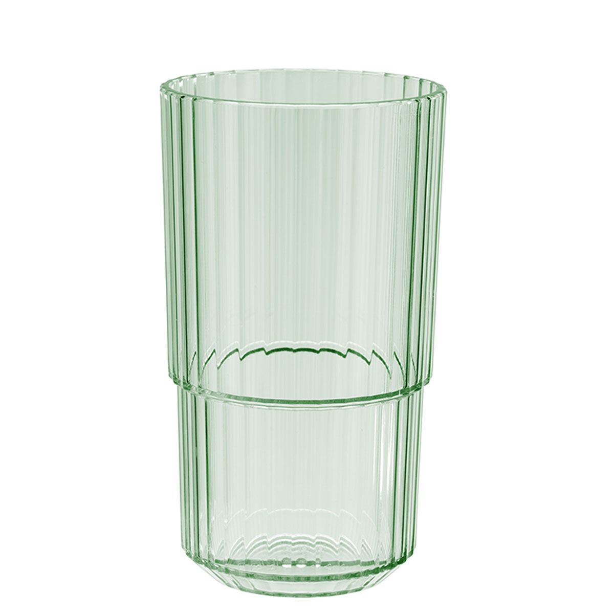 Trinkbecher Linea, Tritan, D: 8,5 cm, H: 15 cm, I: 500 ml, Farbe: light green