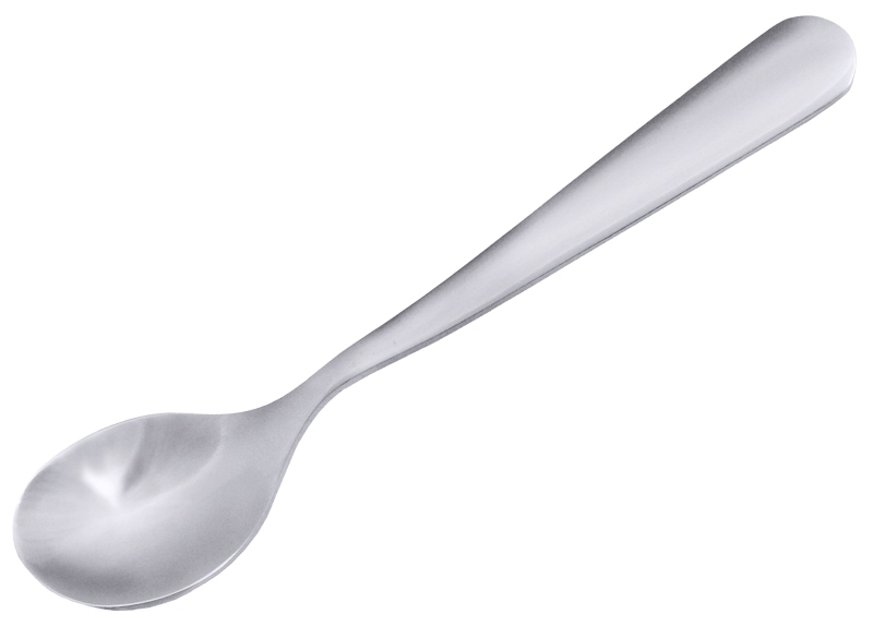 Senflöffel, Edelstahl, L: 8,5 cm