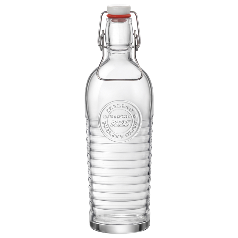 Bormioli, Officina 1825 - Flasche m. Bügelverschluss, 9,4 x 29,8 cm/ 1,20 ltr.