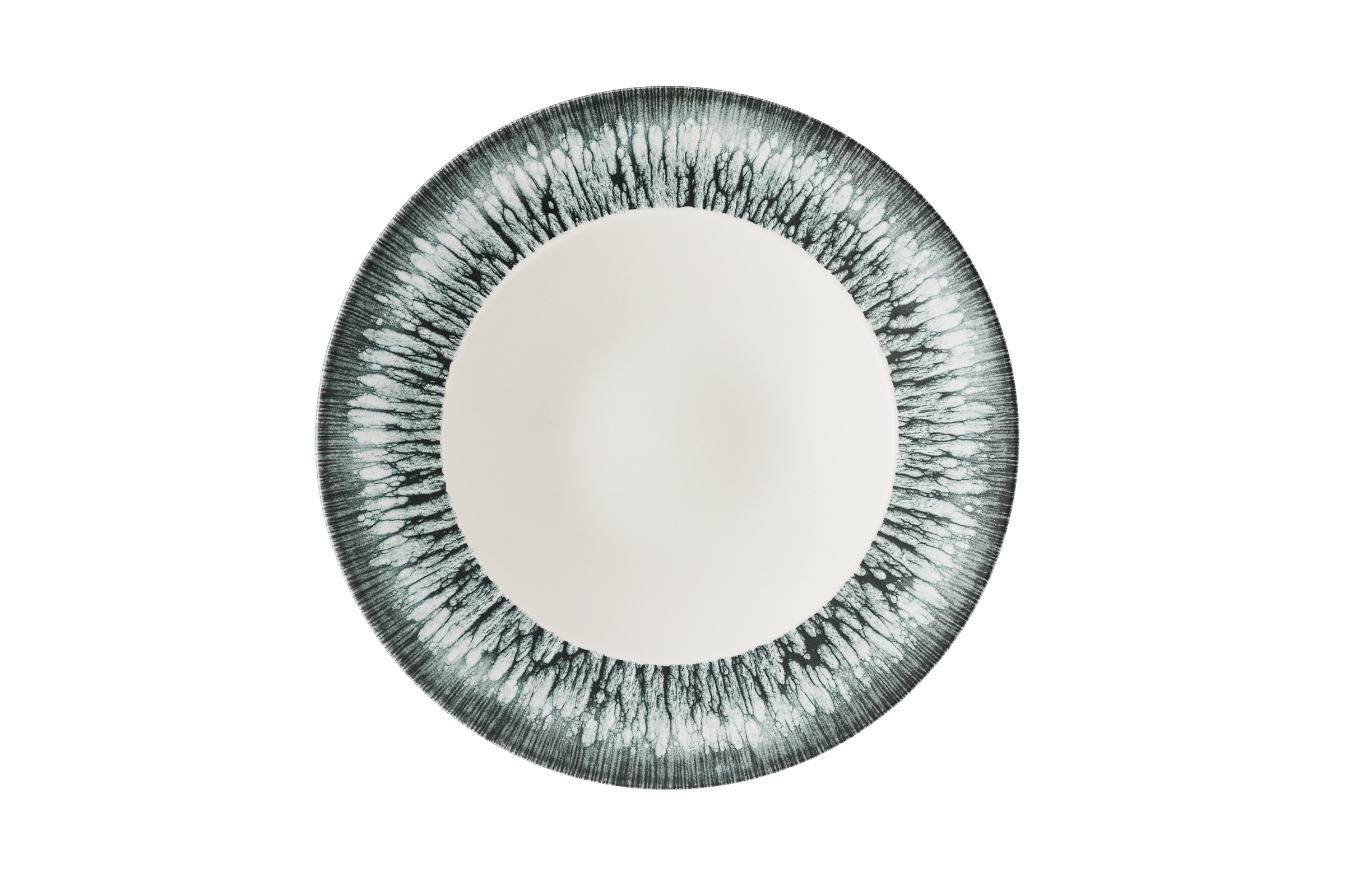 Churchill, Inked Lumé : Midnight Blue - Teller tief breite Fahne, 28 cm/ 0,47 ltr.