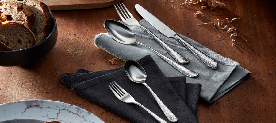 WMF Sitello – Gastronomie Besteck mit Hammerschlag-Oberfläche