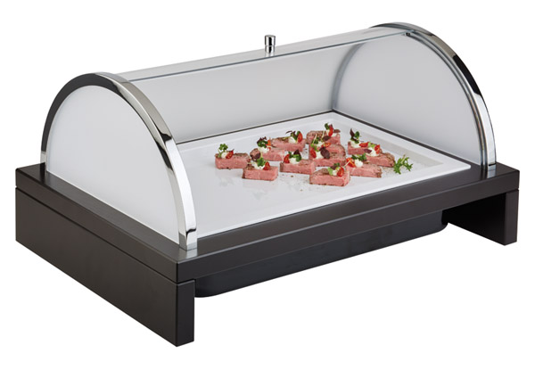 Kühlbox BRIDGE 63,5 x 42,5 cm, H: 31 cm, wenge, 4-teiliges Set