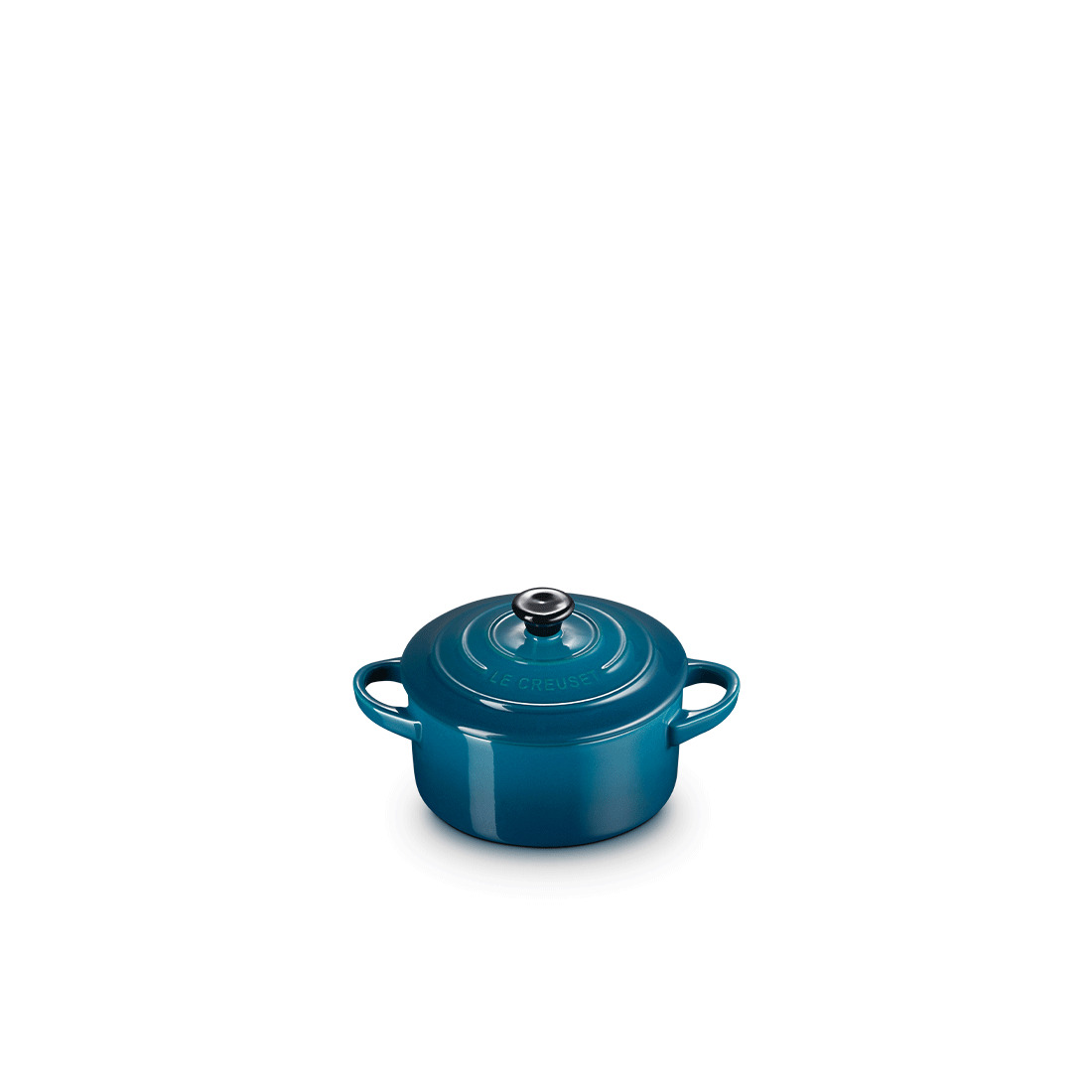 Le Creuset, Steinzeug - Mini Cocotte, 10 cm/ 0,25 ltr., Fb. Deap Teal