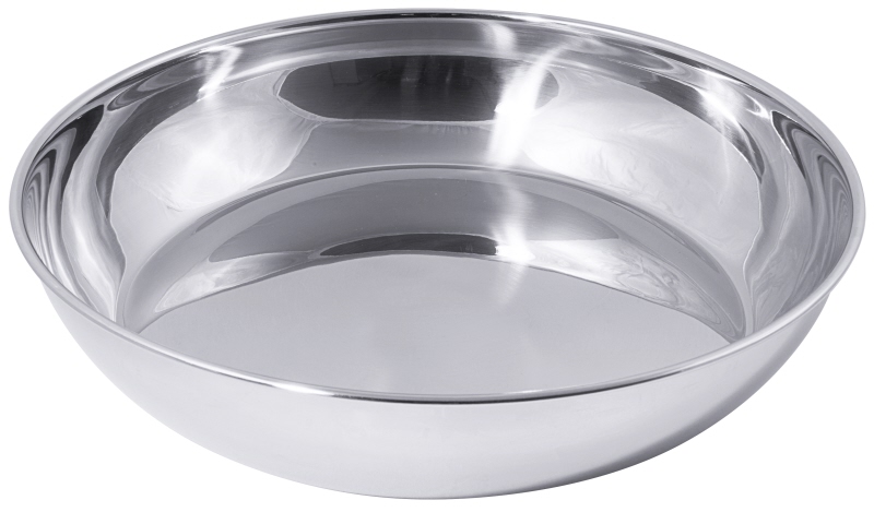 Meeresfruchtschale, Edelstahl, I: 5 ltr., D: 35 cm, H: 7 cm