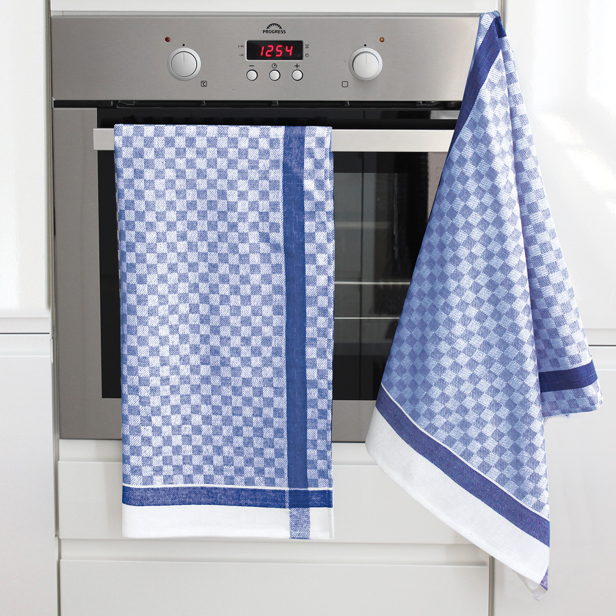 Grubentuch kariert - Baumwolle 50 x 100 cm