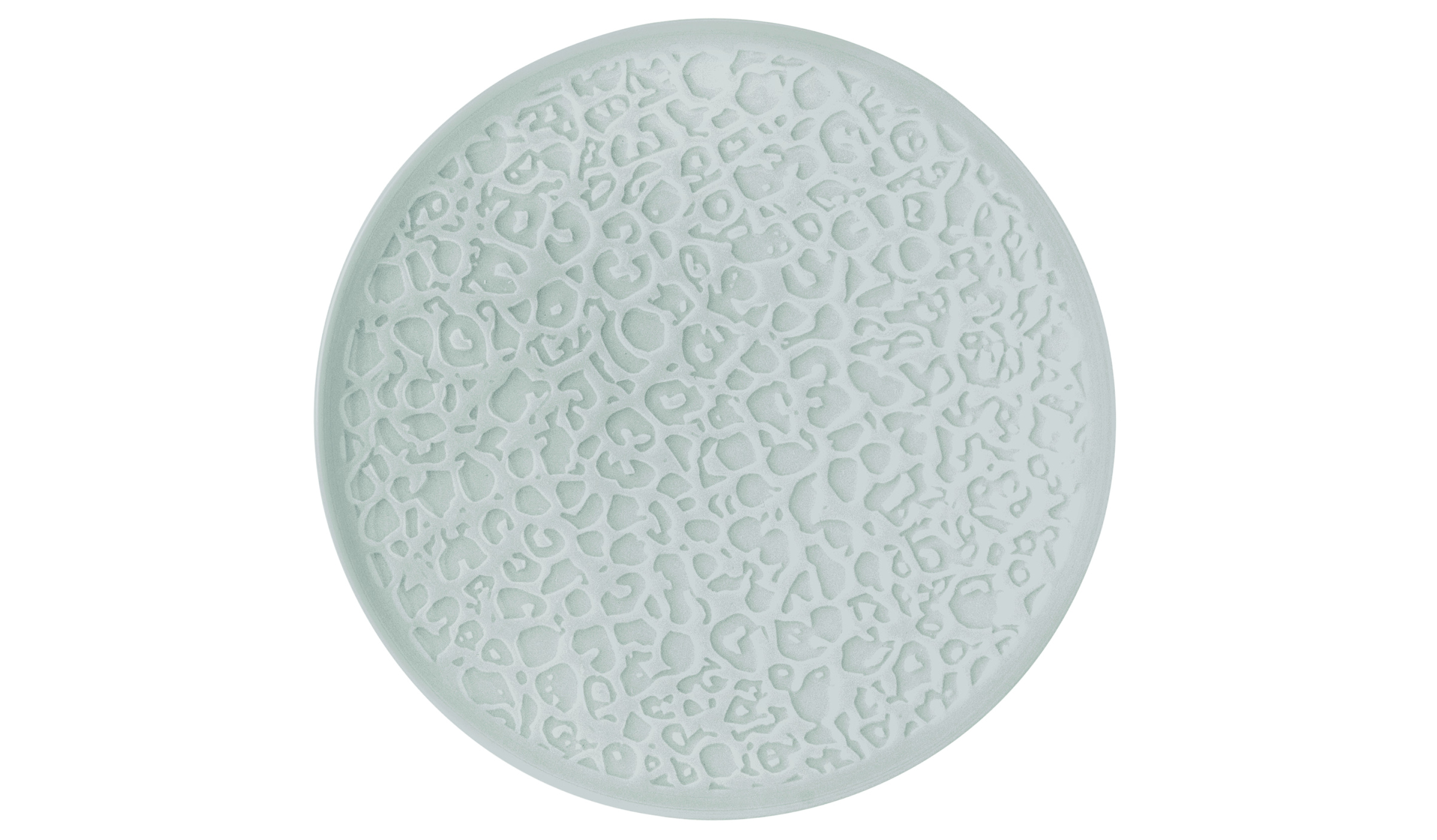 Seltmann Weiden, Nori : Arktisblau Light - Brotteller flach, Vollrelief, 16,5 cm