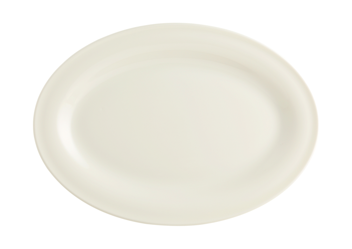 Seltmann Weiden, Maxim - Platte oval, creme, uni, 25 cm