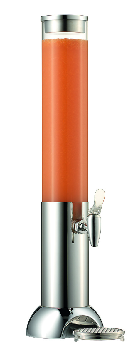 CONNECT Saftkanne Juicer 3 ltr., Edelstahl, Acrylglas, L: 190 mm, B: 170 mm, H: 685 mm