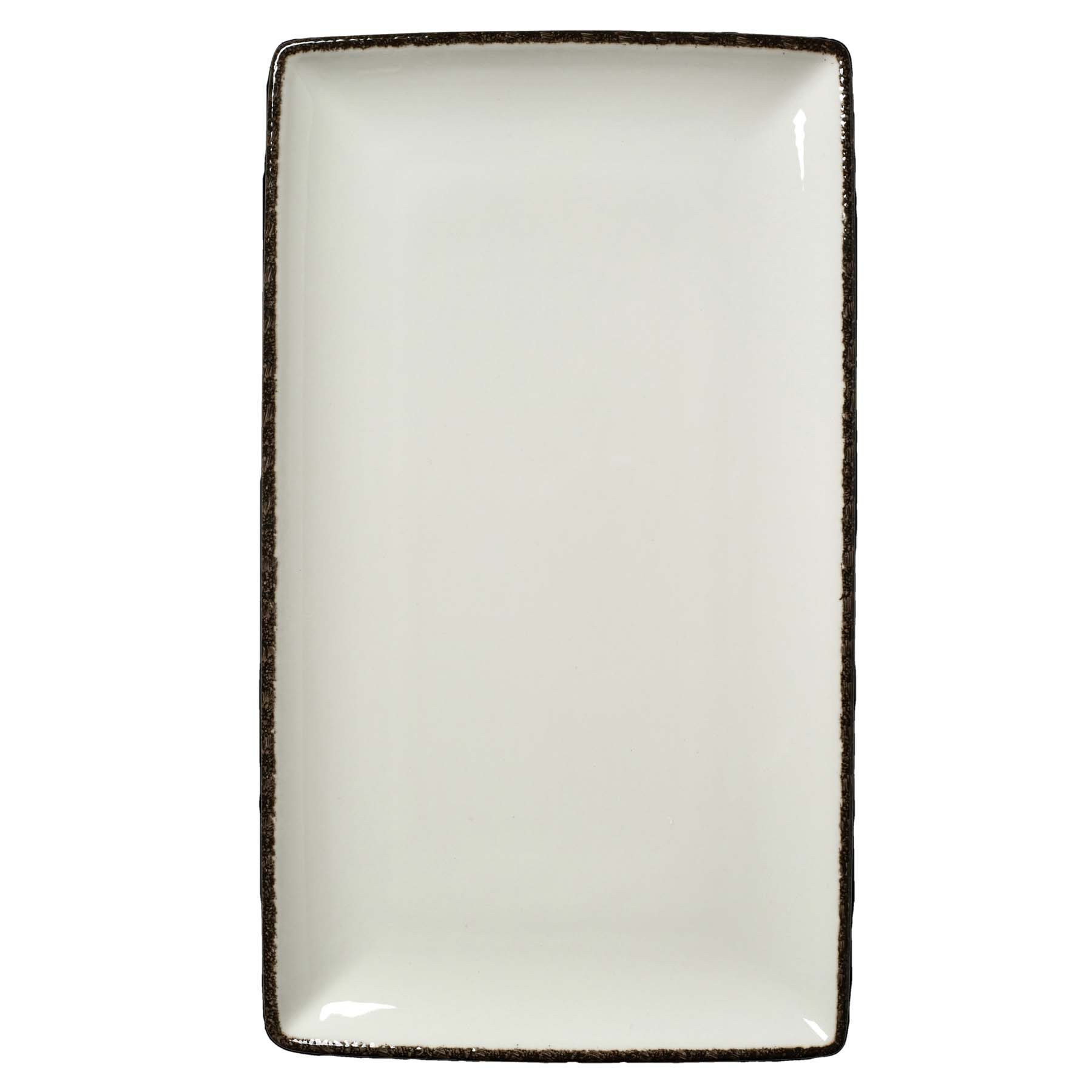 Steelite, Dapple : Charcoal 1756 - Platte rechteckig Nr. 3, 33 x 19 cm