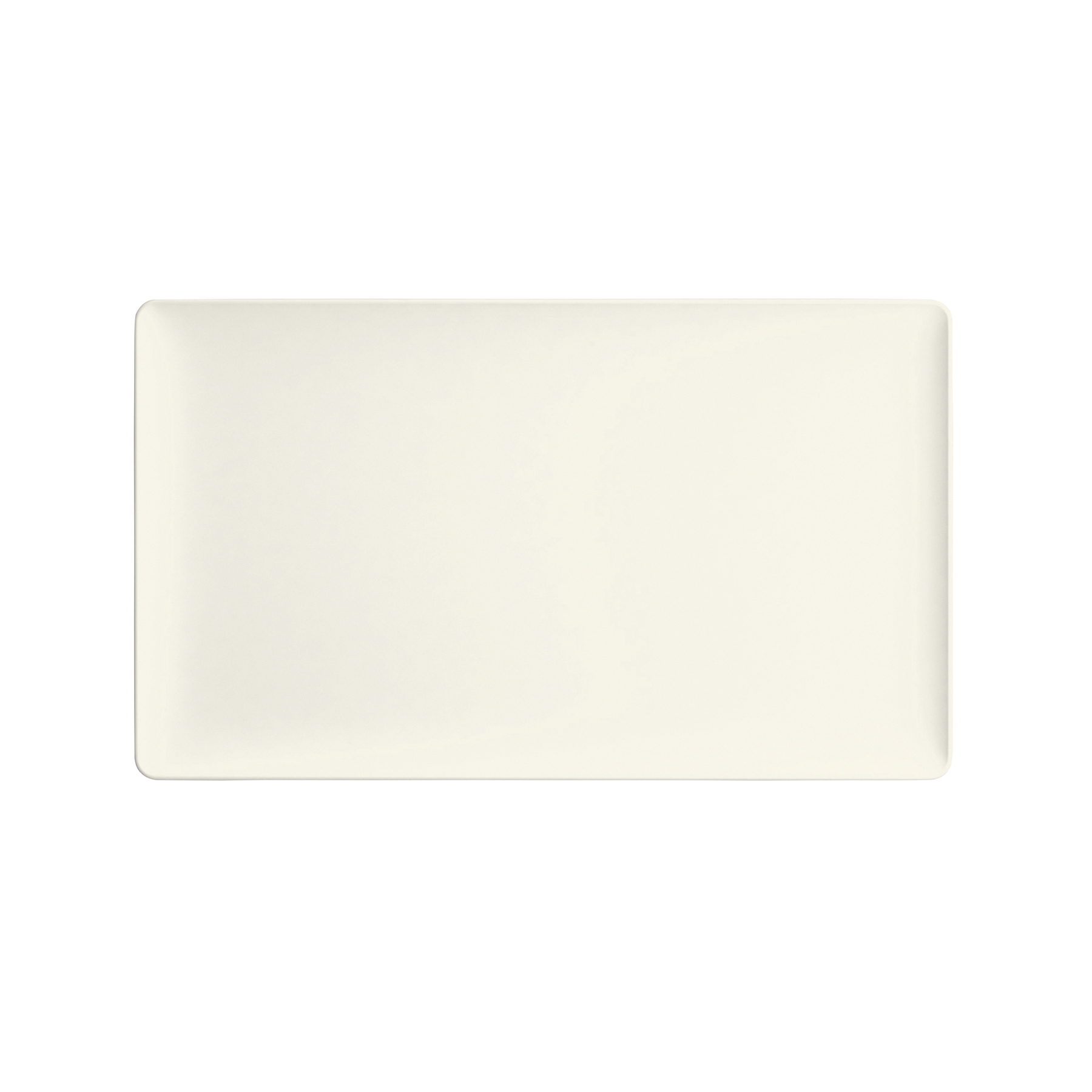 Bauscher, Purity - Platte rechteckig Coup, bonewhite, uni, 27 x 20 cm