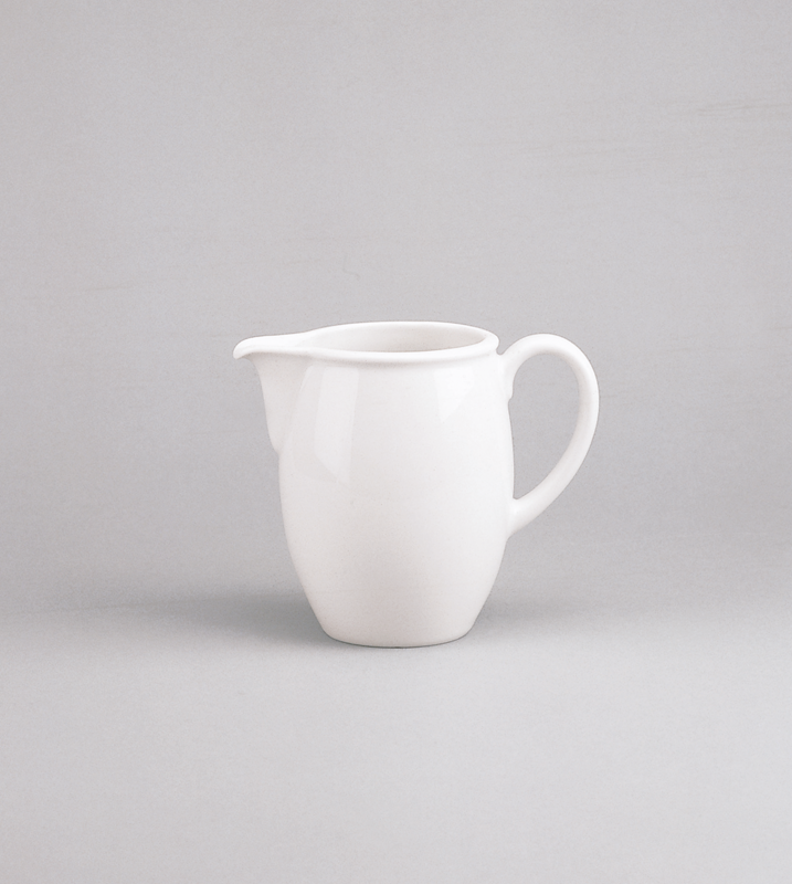 Schönwald, 98 - Milch-, Sahne- Gießer hoch m. Hkl., weiss, uni, A/ 0,25 ltr.