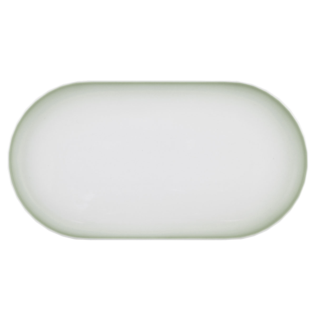 Bauscher, Edge : Gradient Sage 700745 - Platte oval, 32 x 17 cm