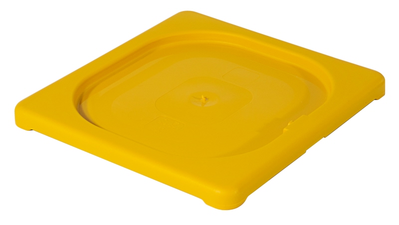 GN-Deckel Polypropylen 1/6 für Serie 5516, 17,6 x 16,2 cm, Fb. gelb