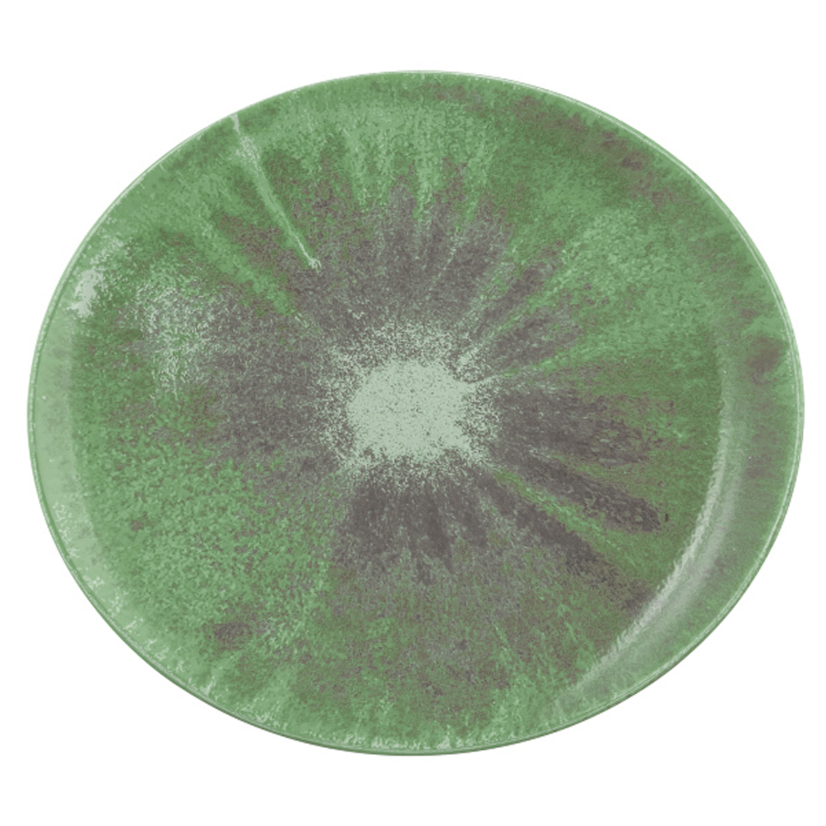 Seltmann Weiden, Modern Life : 58270 Batik Matcha - Platzteller oval 5235, 34 cm