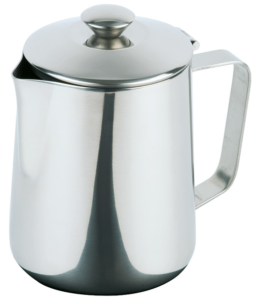 Kaffeekanne D: 8 cm, H: 11,5 cm, I: 0,35 ltr., Edelstahl, mit Klappdeckel