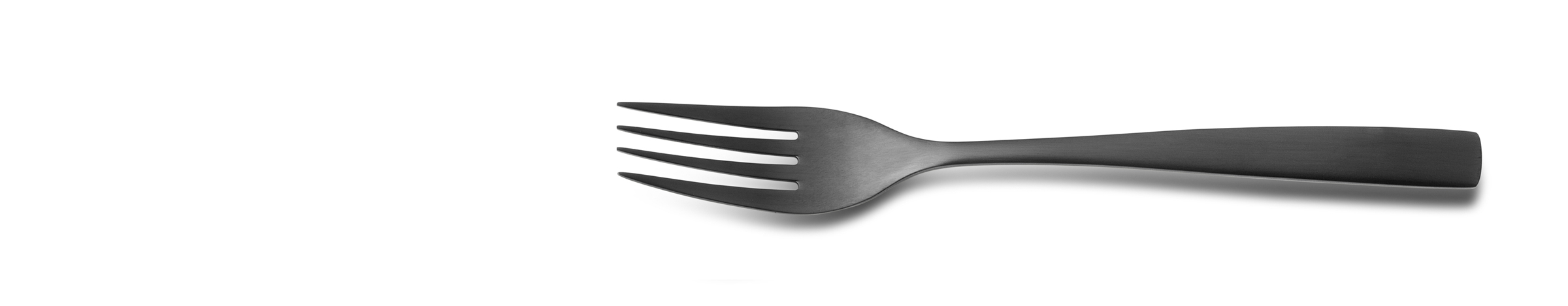 Comas, BCN Colors : PVD Schwarz 18/0 - Kuchengabel satiniert 140 mm