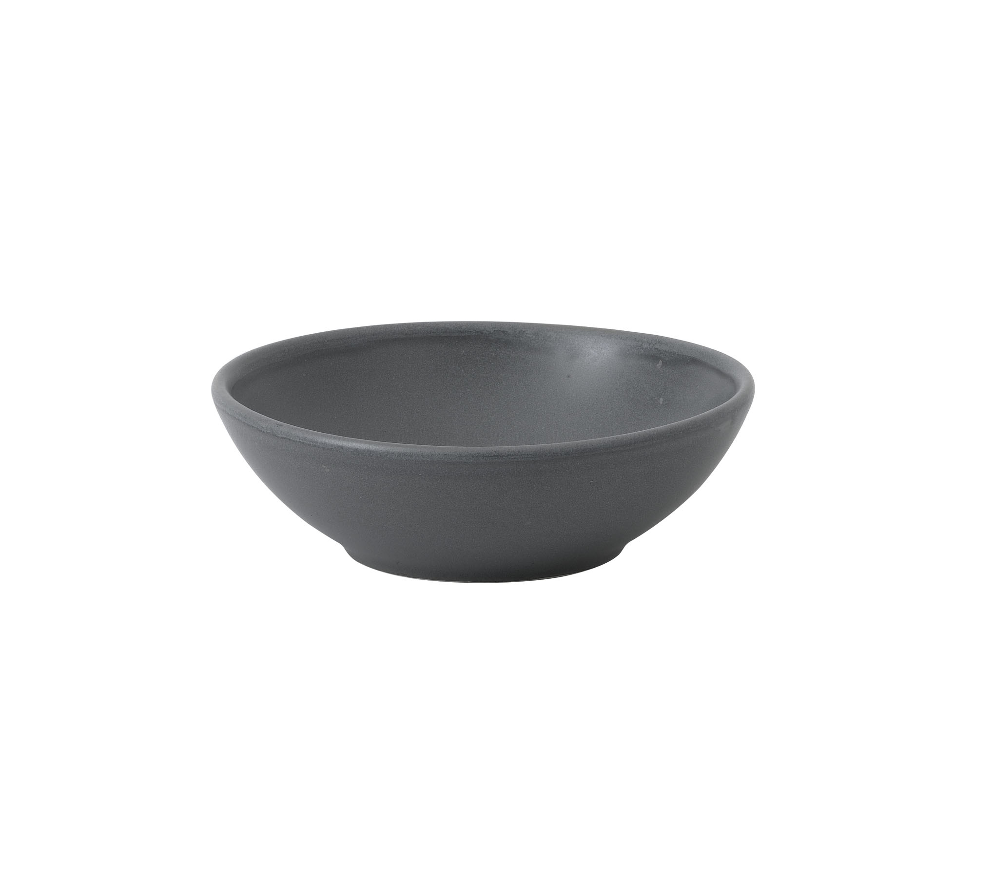Churchill, Nourish : Seattle Grey Contour - Shallow Bowl 13 x 4,5 cm/ 0,26 ltr.