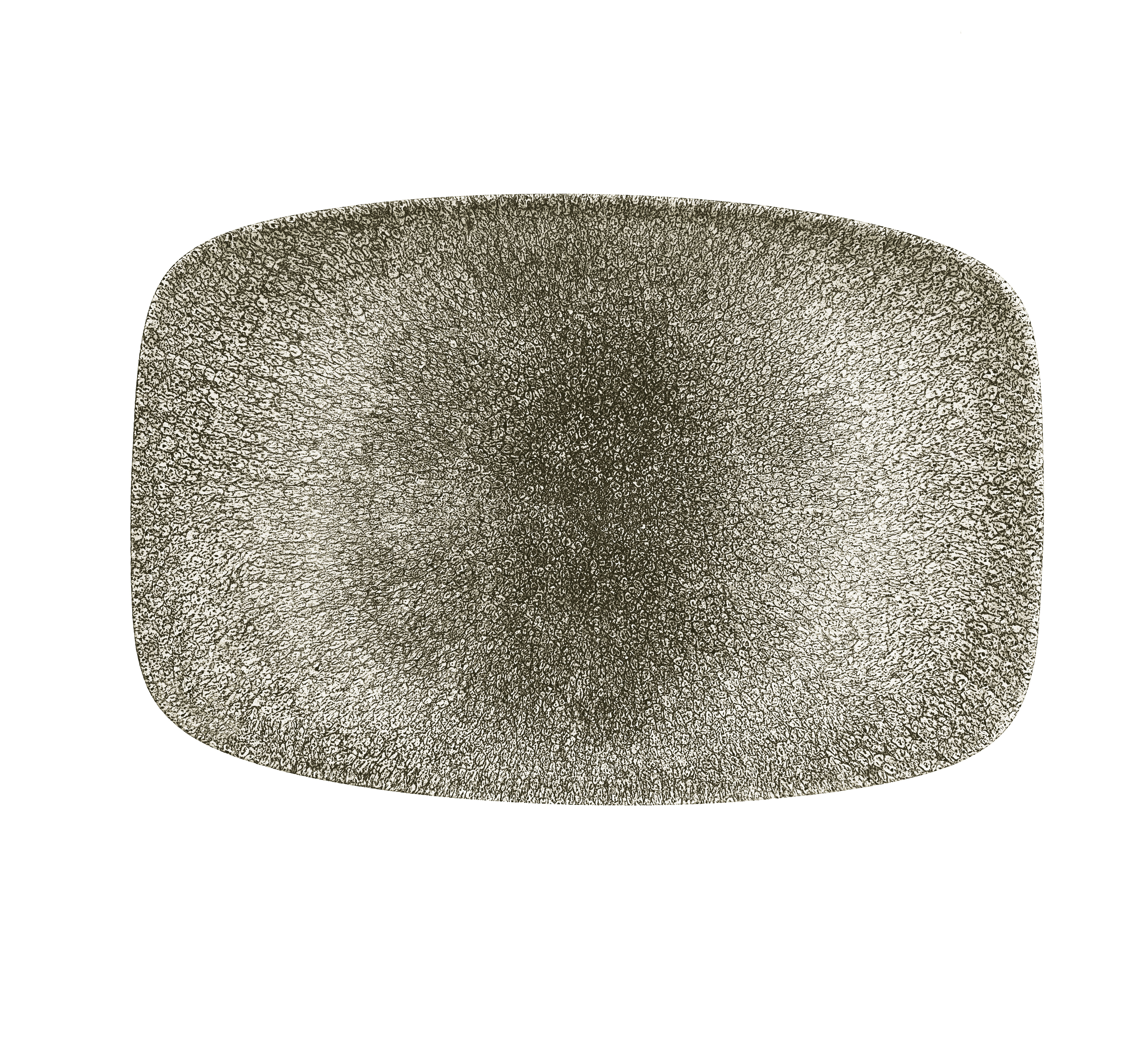 Churchill, Raku : Quartz Black - Chefs Platte rechteckig, 30 x 19,9 cm