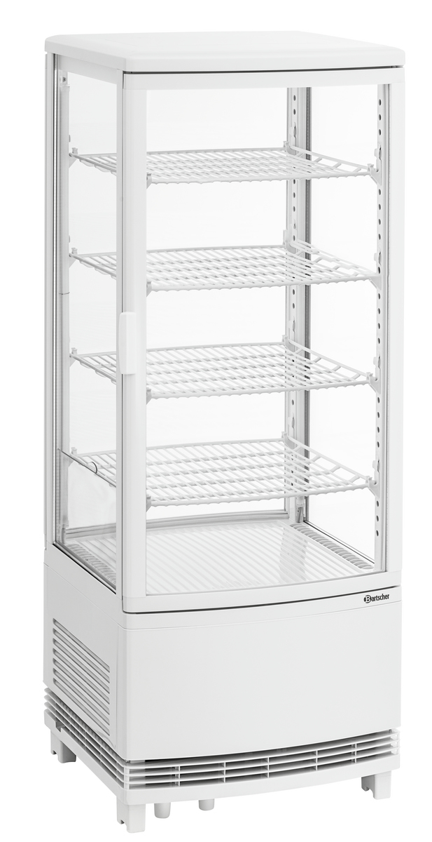 Mini-Kühlvitrine 98L2T weiß