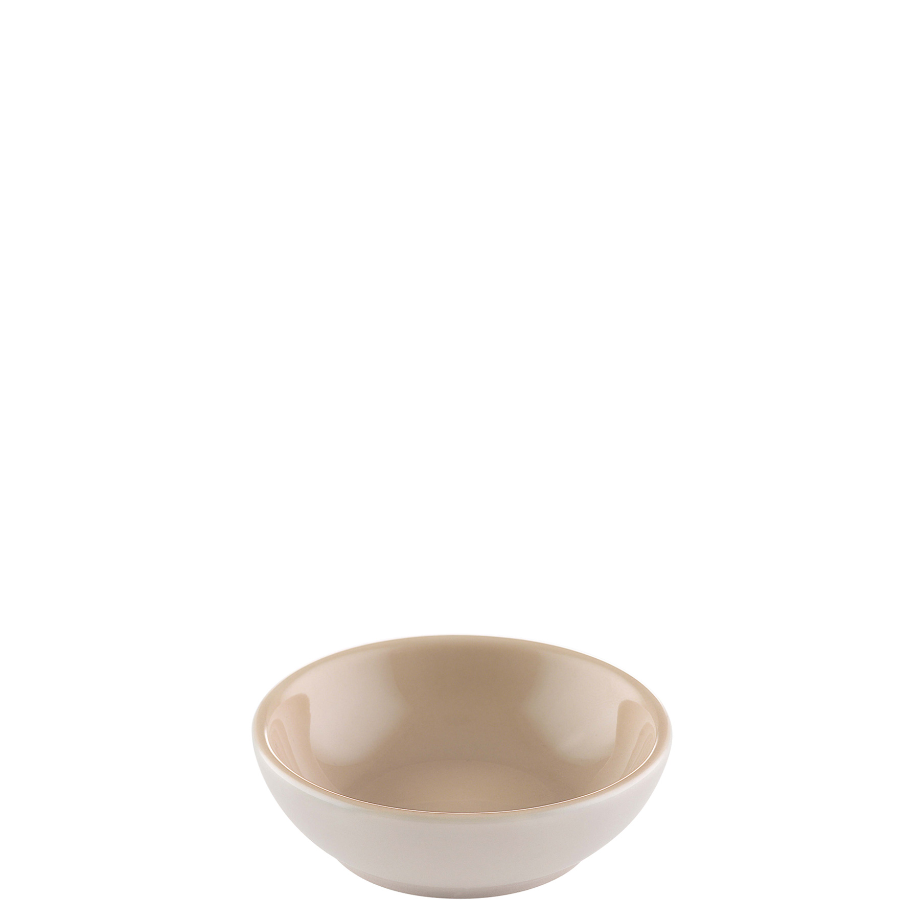 Bauscher, Sandstone : Dekor 700561 Beige Uni - Dip-Schale 8,2 cm/ 0,07 ltr.