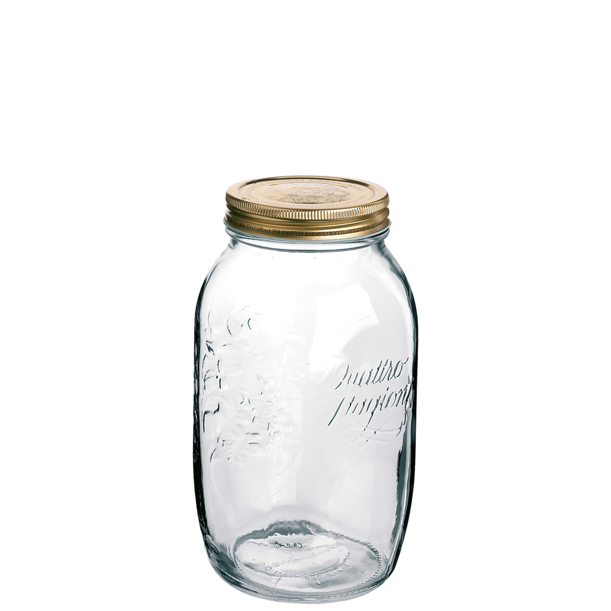 Bormioli, Quattro Stagioni - Einmachglas trspt., 21 cm/ 1,50 ltr.