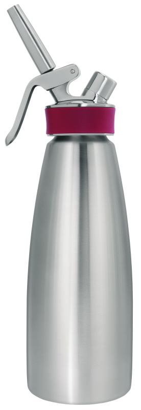 Sahnespender, einwandig, EdSt., I: 1 ltr., D: 10 cm, H: 30 cm